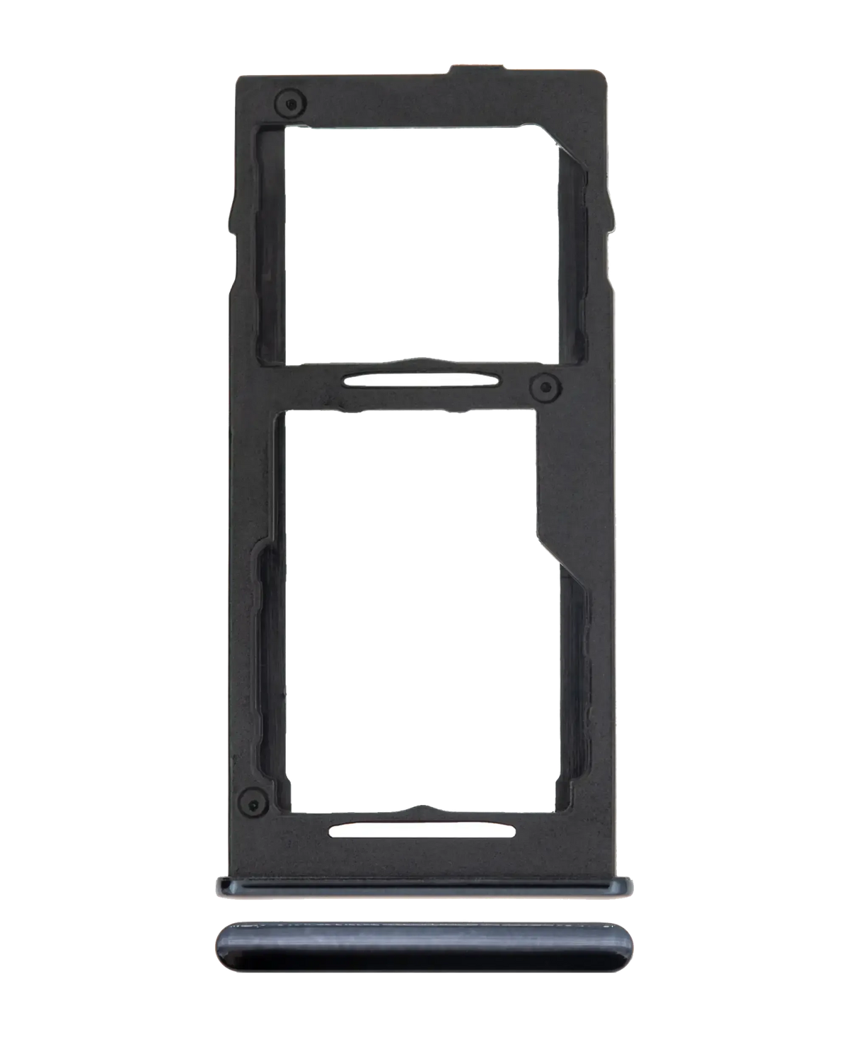 Dual Sim Card Tray Compatible For Samsung Galaxy A42 5G (A426 / 2020) (Prism Dot Black)