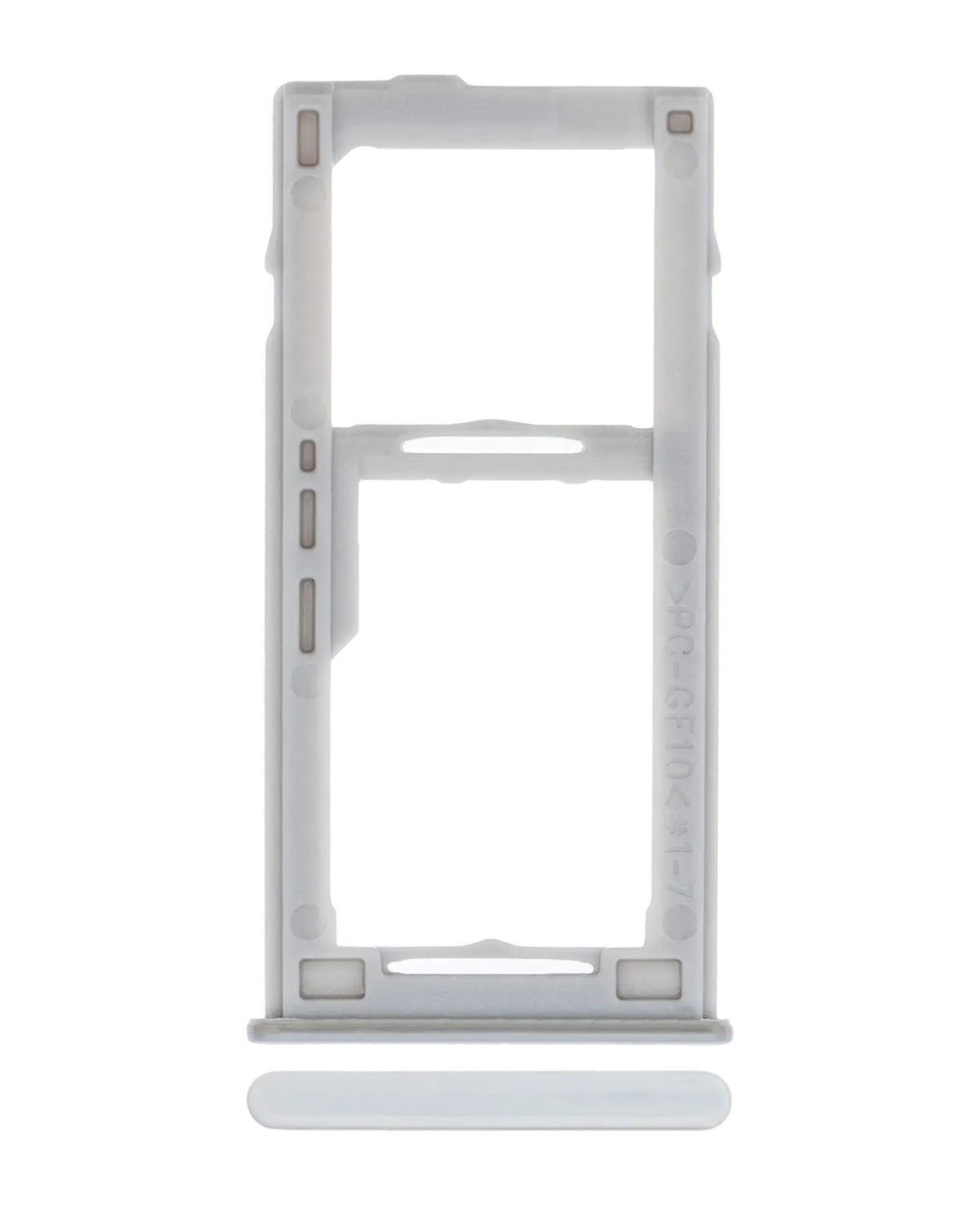 Single Sim Card Tray Compatible For Samsung Galaxy A42 5G (A426 / 2020) (Prism Dot White)