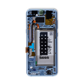 OLED Assembly With Frame Compatible For Samsung Galaxy S8 Plus Replacement (Service Pack) (Coral Blue)