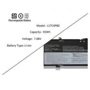 lenovo L17M4PB0 L17M4PB2 Battery For Lenovo Flex 6-14IKB 14ARR IdeaPad 530S-14ARR 530S-14IKB 530S-15IKB XiaoXin Air 14IKBR 14IWL 15IKBR 15ARR 15IWL L17C4PB2 5B10Q16066 5B10Q16067 5B10Q22883 Series laptop's