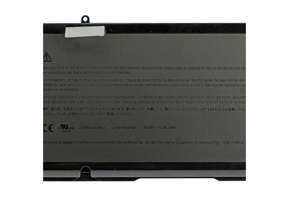 A1383 10.95V 95Wh 8700mAh Battery for Apple MacBook Pro 17" Unibody (A1297, Mid 2010 - Late 2011)