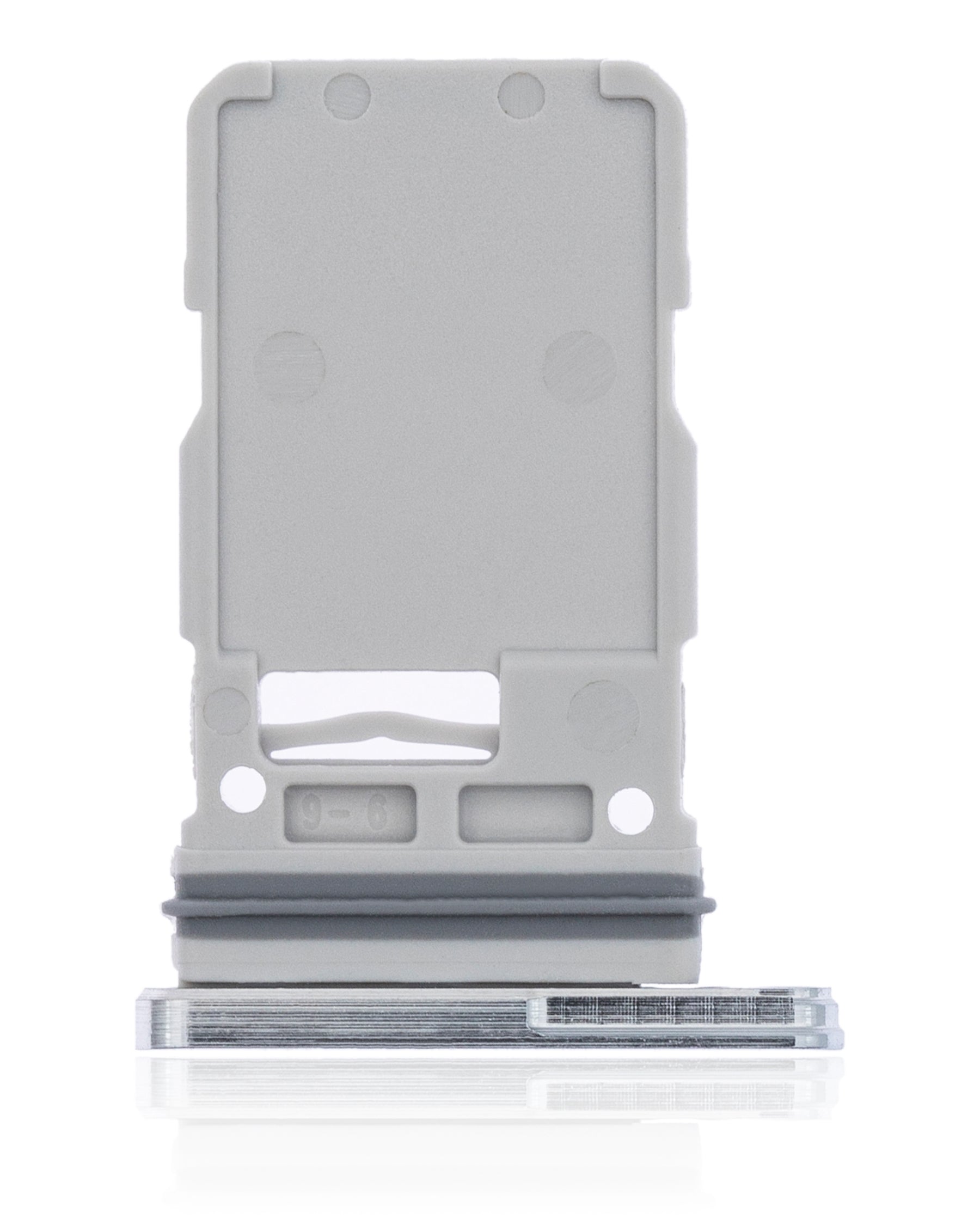 Single Sim Card Tray Compatible For Samsung Galaxy S21 Ultra Replacement (Phantom Silver)