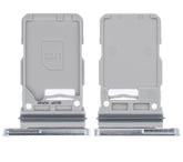 Single Sim Card Tray Compatible For Samsung Galaxy S21 Ultra Replacement (Phantom Silver)