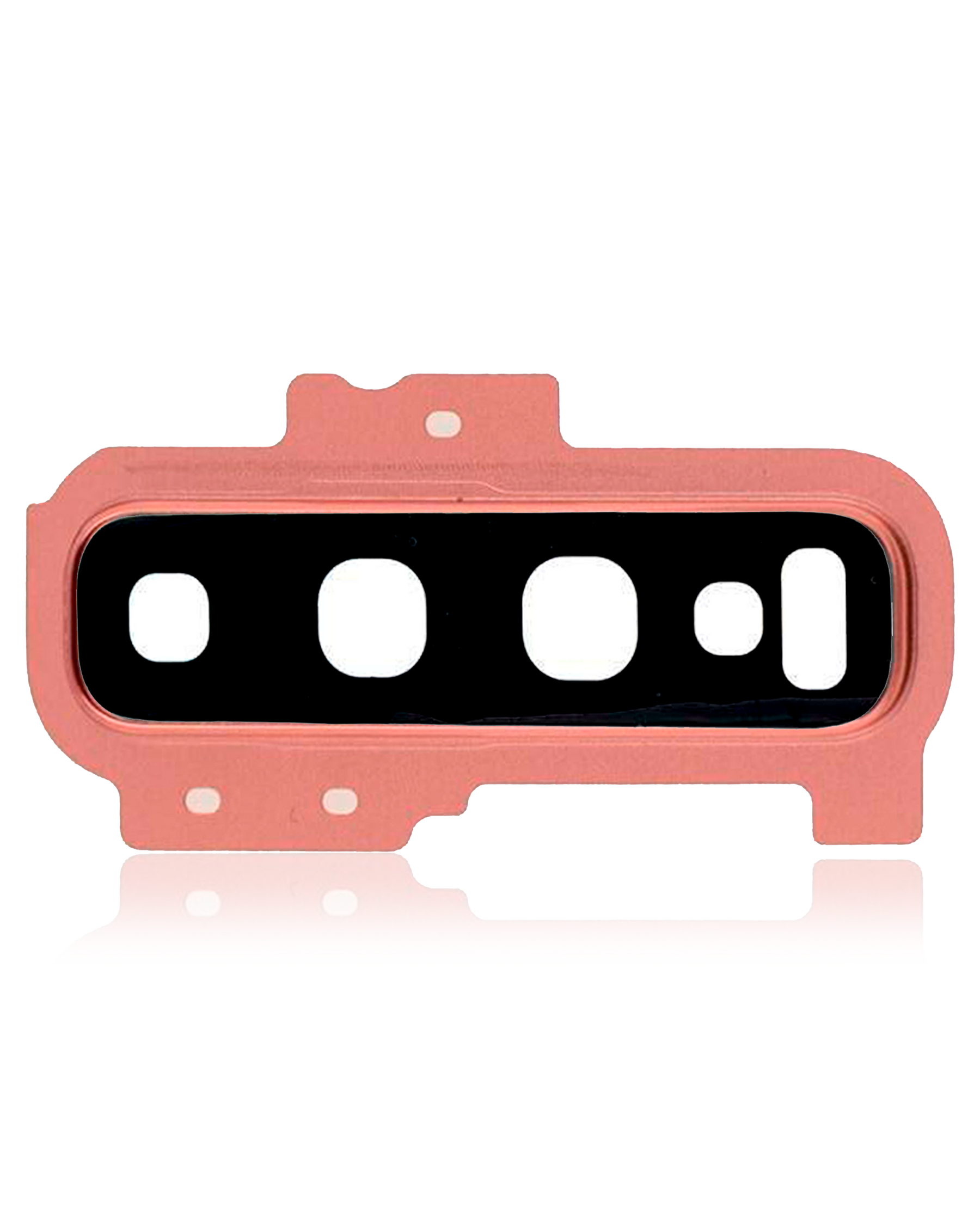 Back Camera Lens With Cover Bezel Ring Compatible For Samsung Galaxy S10 Plus Replacement by Macfactory.Store (Pink)