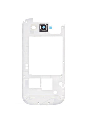 LCD Frame Replacement  Compatible For Samsung Galaxy S3 (AT&T / T-Mobile) (I747 / T999) (White)