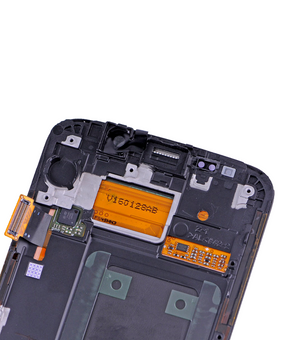 OLED Assembly With Frame Compatible For Samsung Galaxy S6 Edge Replacement (CDMA: Verizon / Sprint) (Service Pack) (Black Sapphire)