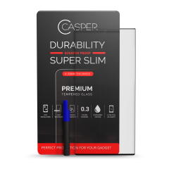 Casper UV Tempered Glass With Glue Compatible For Samsung Galaxy S23 Ultra Replacement (Case Friendly)