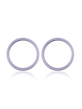 BACK CAMERA BEZEL RING ONLY COMPATIBLE FOR IPHONE 11 / 12 / 12 MINI - PURPLE (2 PIECES)