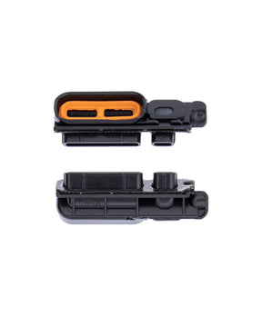 LOUDSPEAKER / MIC MESH COMPATIBLE FOR IPHONE 12 / 12 PRO - (BLACK)