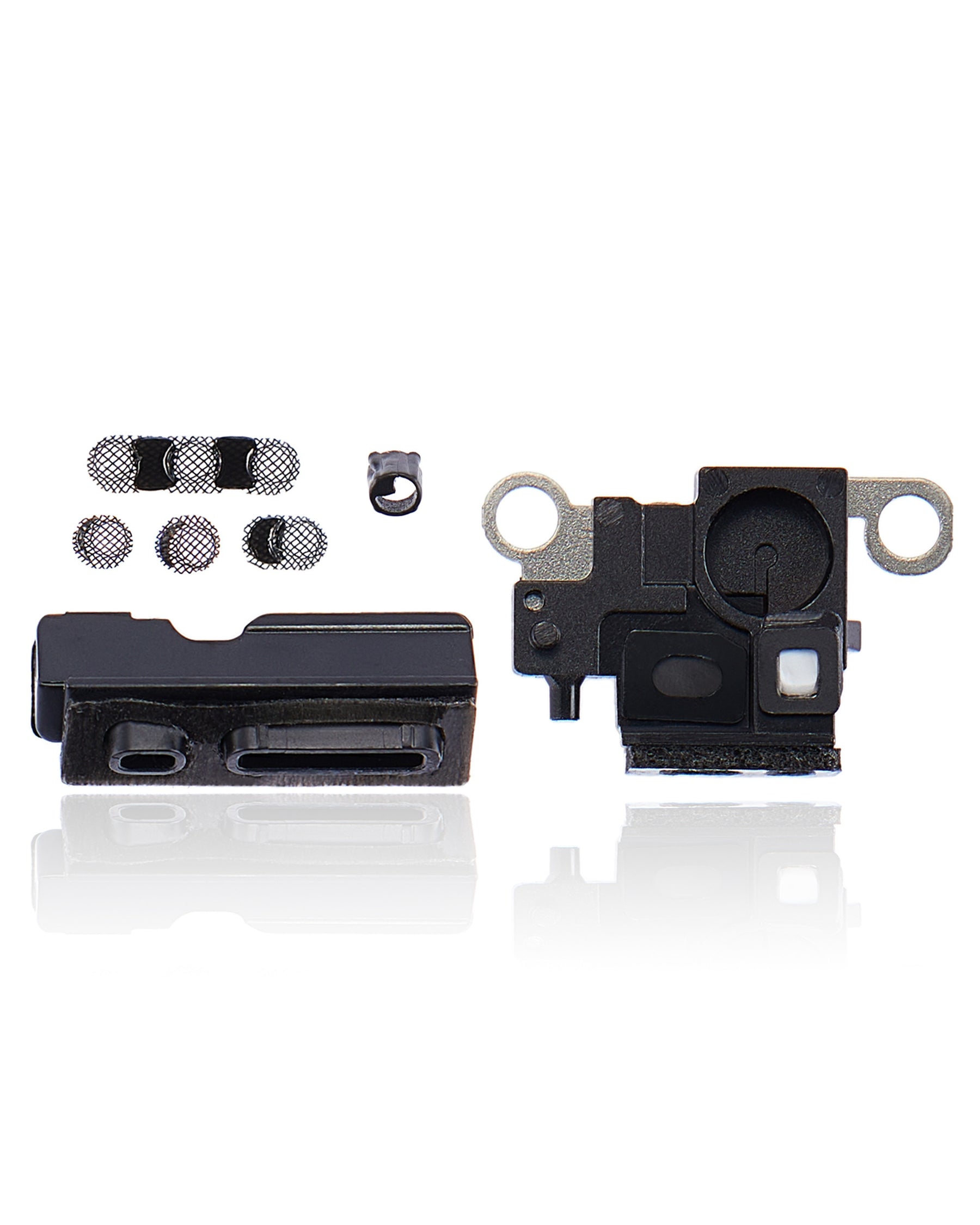 BLACK LOUDSPEAKER / MIC MESH (PACK OF 10) FOR IPHONE 13 MINI