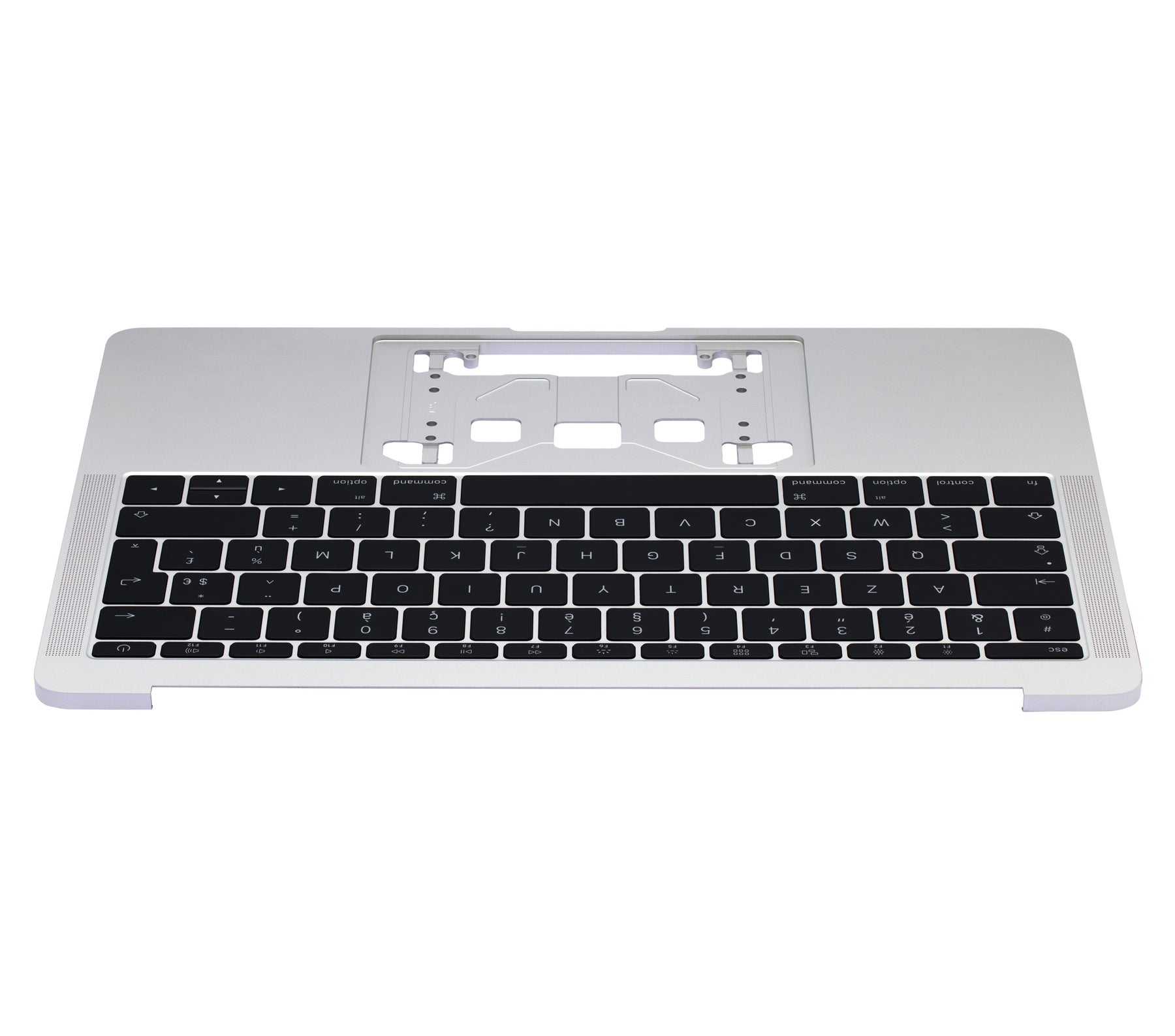 SLIVER TOP CASE WITH FRENCH ENGLISH KEYBOARD FOR MACBOOK PRO 13" A1708 (LATE 2016-MID 2017)