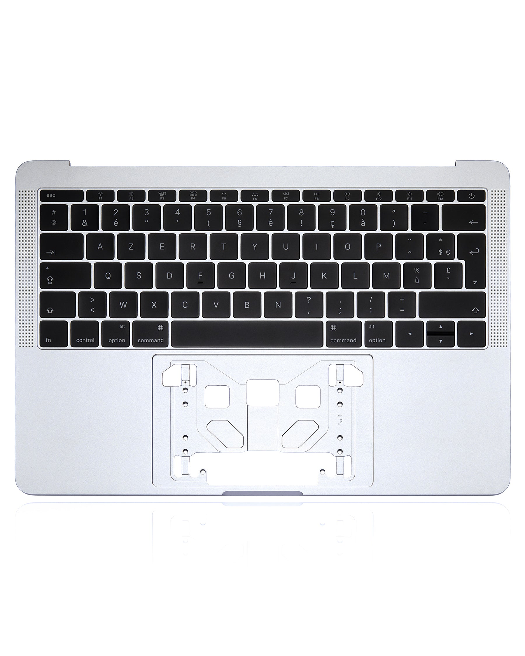 SLIVER TOP CASE WITH FRENCH ENGLISH KEYBOARD FOR MACBOOK PRO 13" A1708 (LATE 2016-MID 2017)