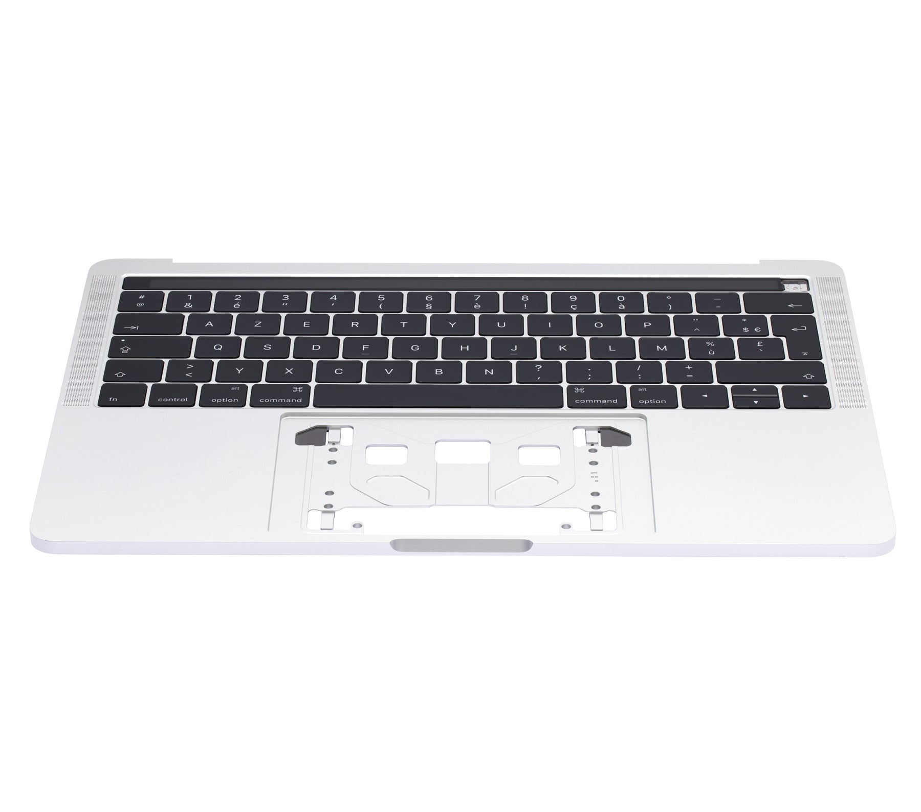 SILVER TOP CASE ASSEMBLY ((FRENCH) FOR MACBOOK PRO 13" TOUCH A1706 (LATE 2016-MID 2017)