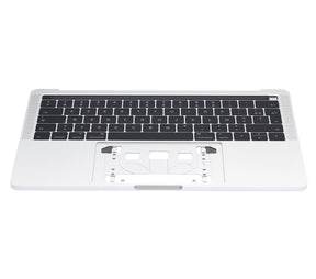 SILVER TOP CASE ASSEMBLY ((FRENCH) FOR MACBOOK PRO 13" TOUCH A1706 (LATE 2016-MID 2017)