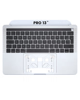 SILVER TOP CASE ASSEMBLY ((FRENCH) FOR MACBOOK PRO 13" TOUCH A1706 (LATE 2016-MID 2017)