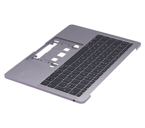 SPACE GRAY TOP CASE WITH FRENCH ENGLISH KEYBOARD FOR MACBOOK PRO 13" A1708 (LATE 2016-MID 2017)