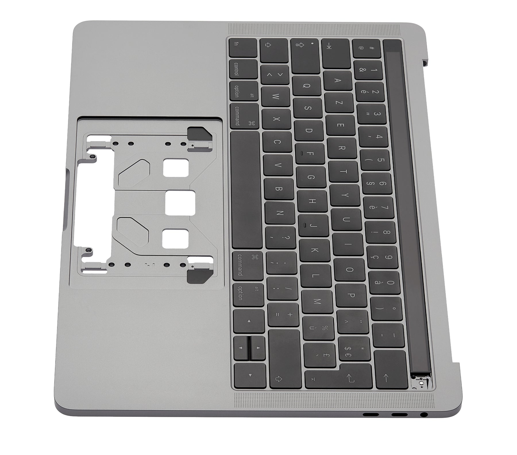 SPACE GREY TOP CASE WITH KEYBOARD (FRENCH)  FOR MACBOOK PRO 13" W/ TOUCH BAR A1707 (LATE 2016 / MID 2017)
