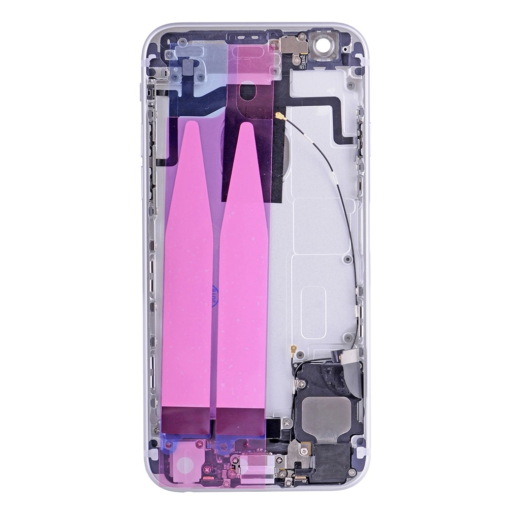 SILVER BACK COVER FULL ASSEMBLY FOR IPHONE 6S