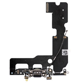 BLACK CHARGING CONNECTOR ASSEMBLY  FOR IPHONE 7 PLUS