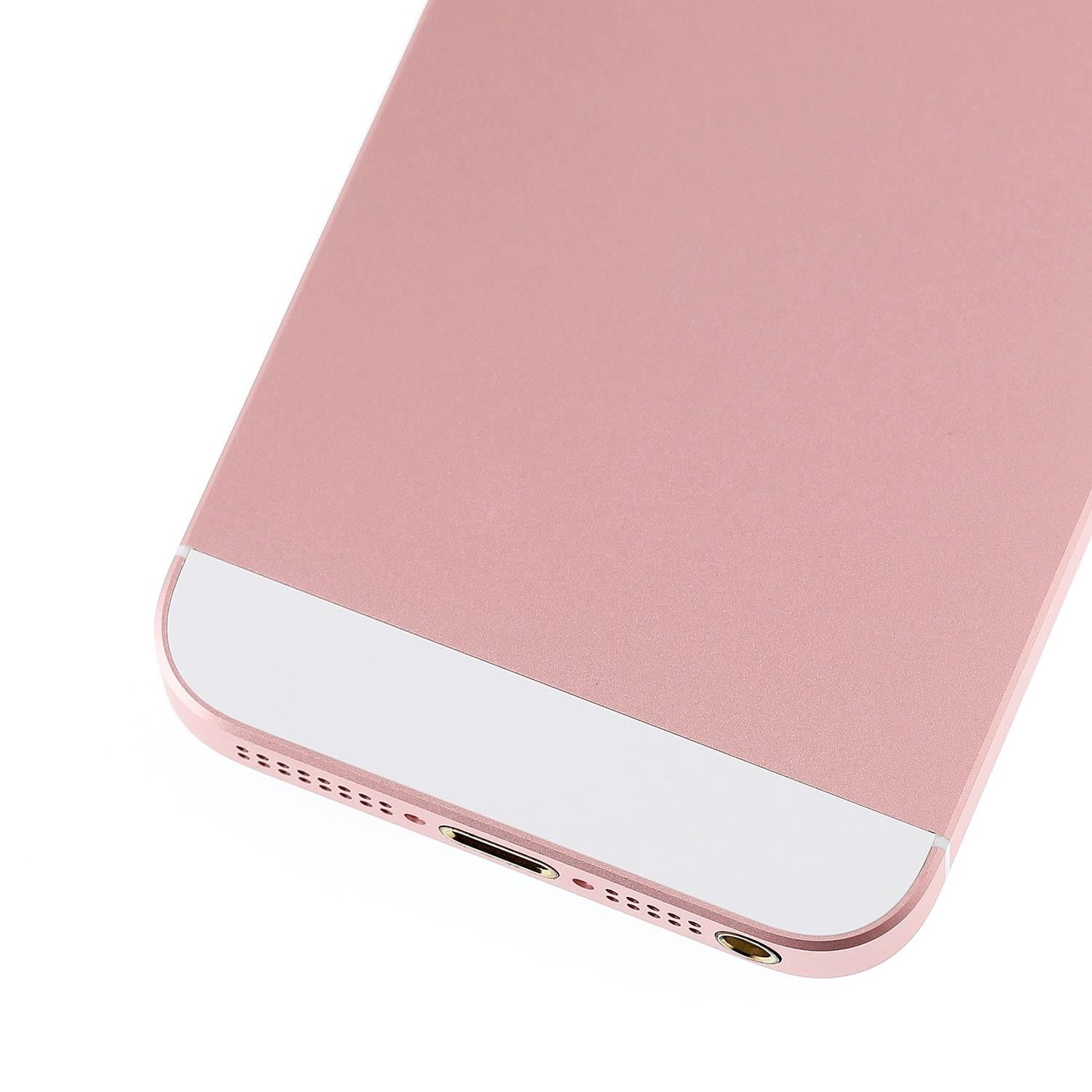 BACK COVER FULL ASSEMBLY FOR IPHONE SE - ROSE