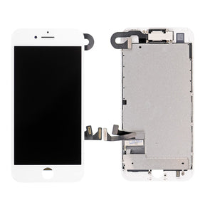 LCD SCREEN FULL ASSEMBLY WITHOUT HOME BUTTON - WHITE FOR IPHONE 7