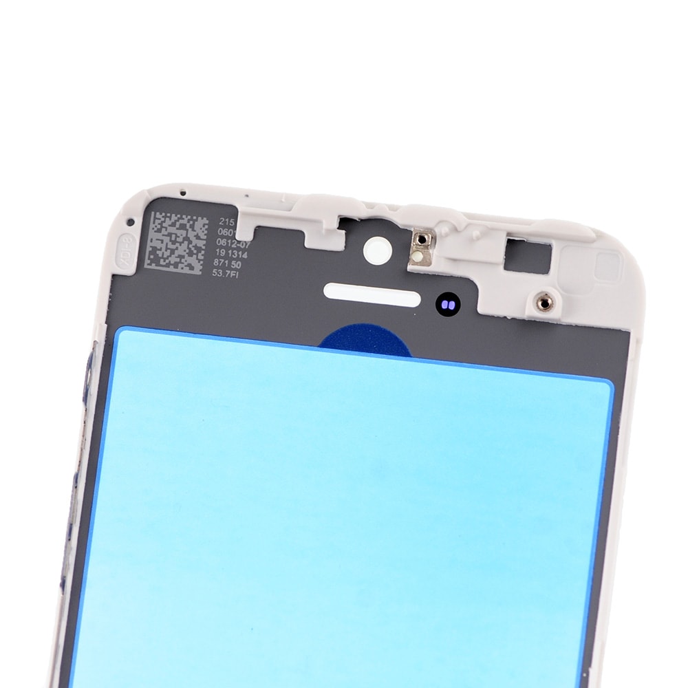 FRONT GLASS WITH COLD PRESSED FRAME FOR IPHONE 5S/SE - WHITE