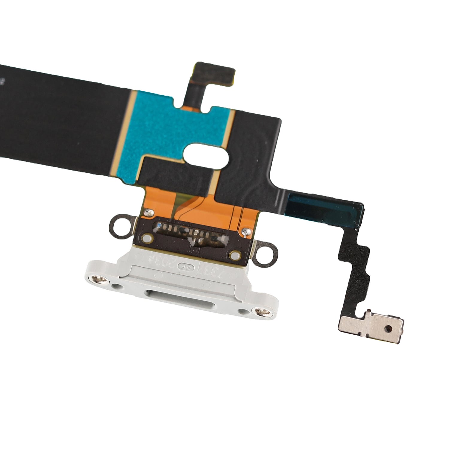 WHITE CHARGING CONNECTOR ASSEMBLY FOR IPHONE X