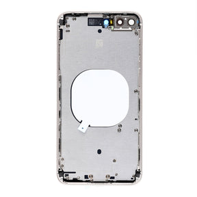 SILVER BACK COVER WITH FRAME ASSEMBLY FOR IPHONE 8 PLUS