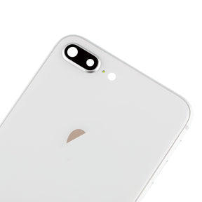 SILVER BACK COVER WITH FRAME ASSEMBLY FOR IPHONE 8 PLUS