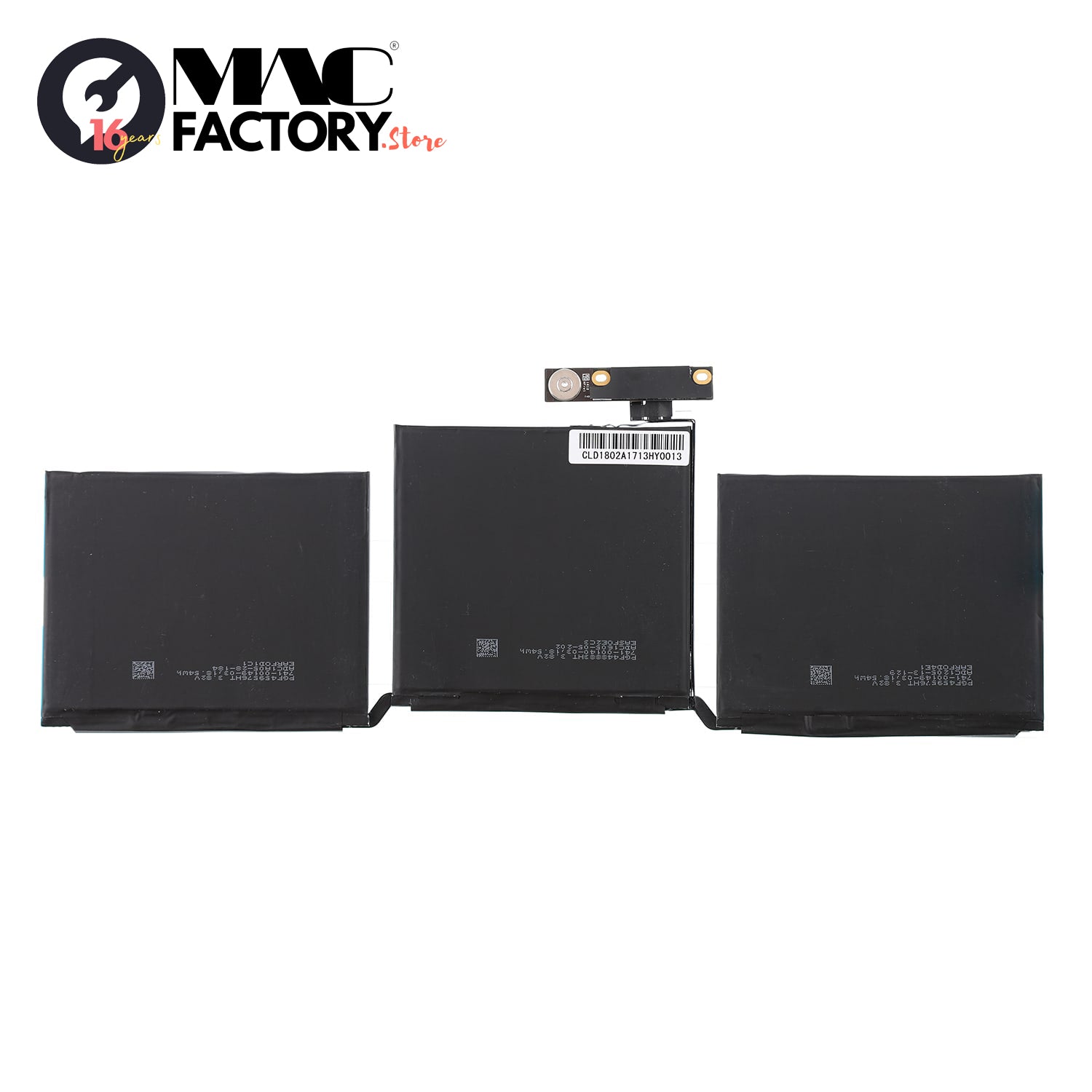 A1713 11.40V 4781mAh Battery for Apple MacBook Pro Retina 13" (A1708, Late 2016 - Mid 2017)