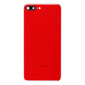 RED BACK COVER WITH CAMERA HOLDER FOR IPHONE 8 PLUS