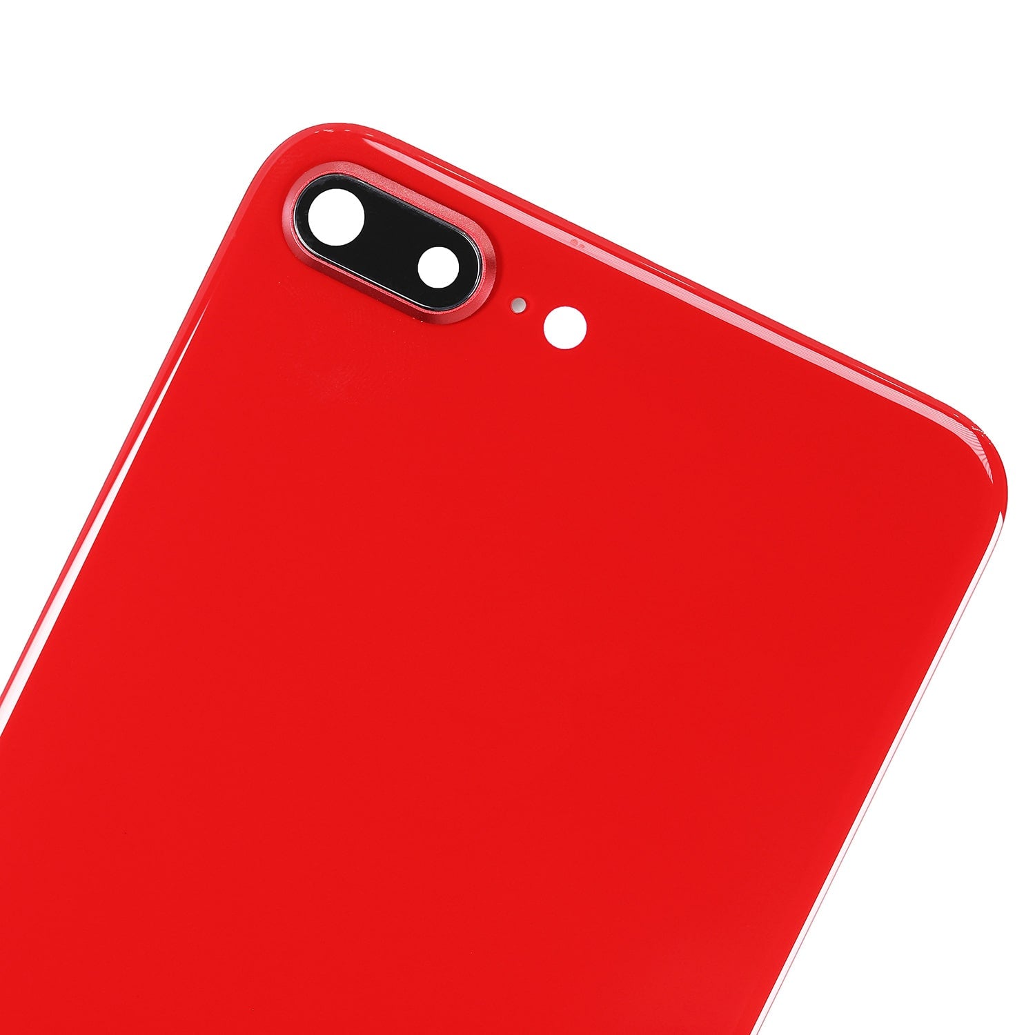 RED BACK COVER WITH CAMERA HOLDER FOR IPHONE 8 PLUS