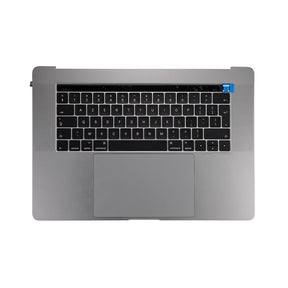 TOP CASE WITH BRITISH ENGLISH KEYBOARD FOR MACBOOK PRO 15" TOUCH A1707 (LATE 2016-MID 2017) - SPACE GRAY