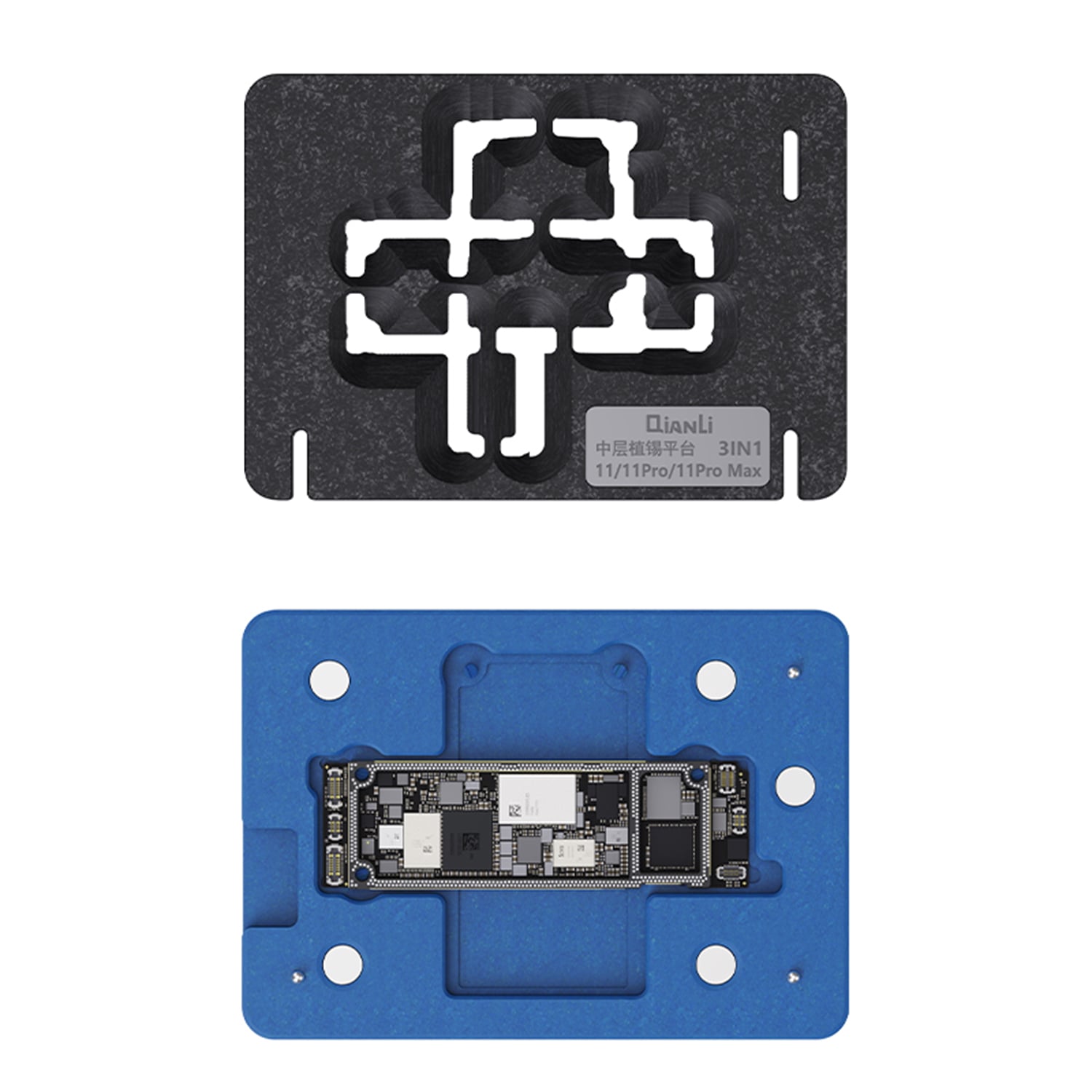 QIANLI TOOLPLUS MIDDLE FRAME REBALLING PLATFORM FOR IPHONE 11/11 PRO/11 PRO MAX