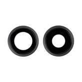 BLACK REAR CAMERA HOLDER WITH LENS FOR IPHONE 11
