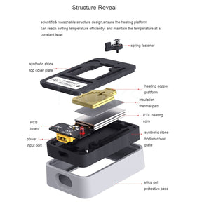 MEGA-IDEA HOT STONE GLUE REMOVAL THERMOSTATIC HEATING STATION
