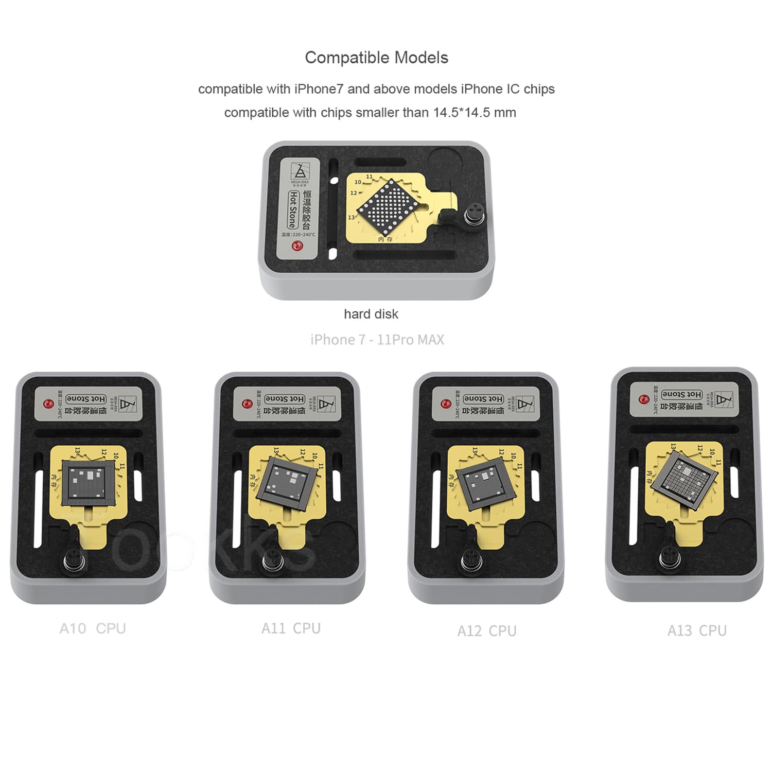 MEGA-IDEA HOT STONE GLUE REMOVAL THERMOSTATIC HEATING STATION