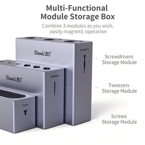 QIANLI TOOLPLUS ICUBE ALUMINUM ALLOY MULTI-FUNCTIONAL MODULAR STORAGE BOX