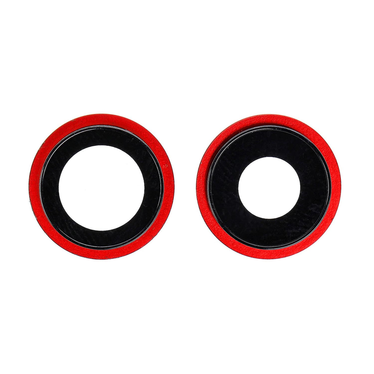 REAR CAMERA HOLDER WITH LENS FOR IPHONE 12/12 MINI - RED