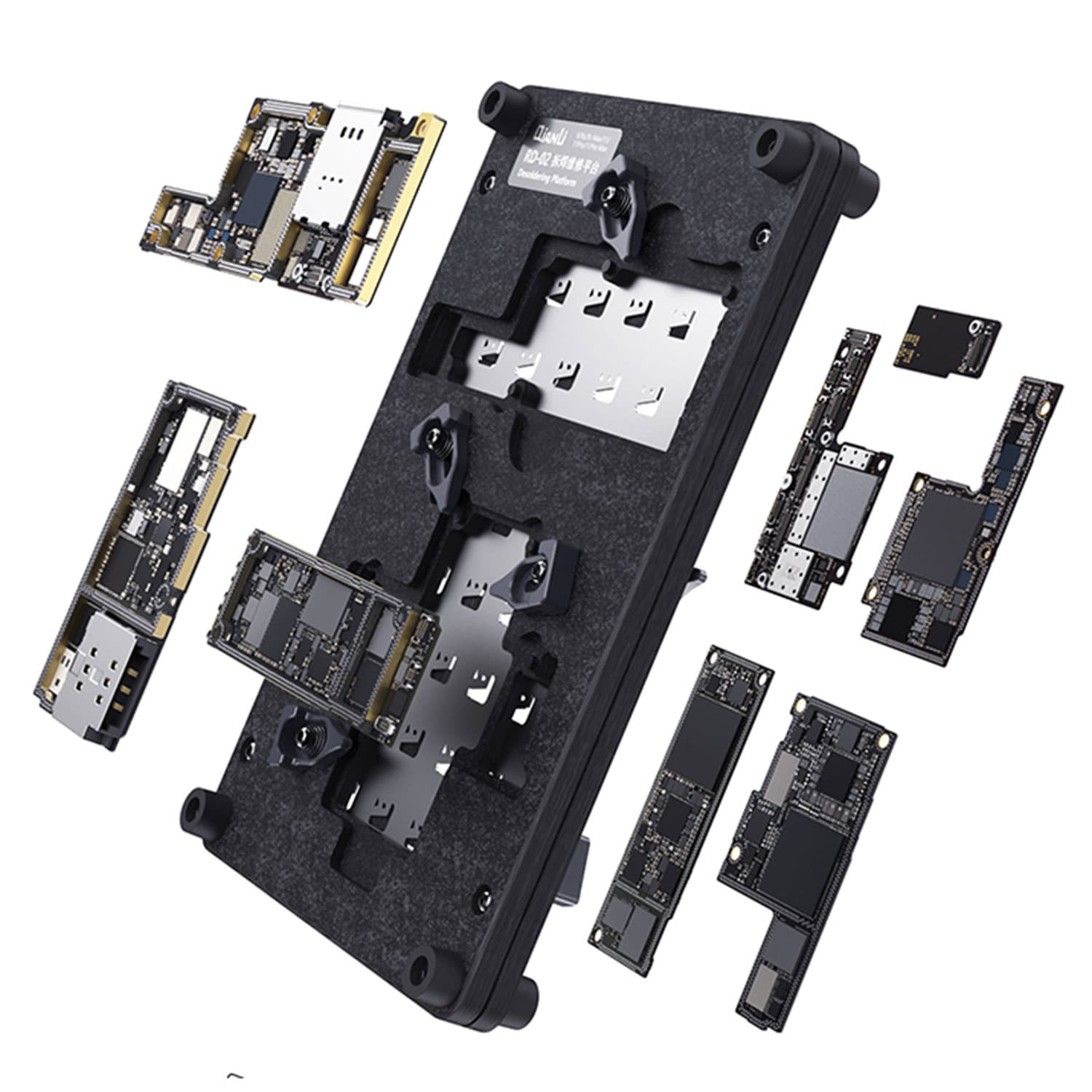 QIANLI TOOLPLUS RD-02 6IN1 MAINBOARD WELDING FIXTURE FOR IPHONE X -11PROMAX