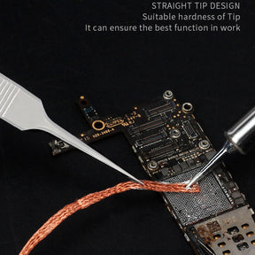 MECHANIC PRECISION LENGTHENING ANTI-SLIP STRAIGHT TWEEZER ASK-14