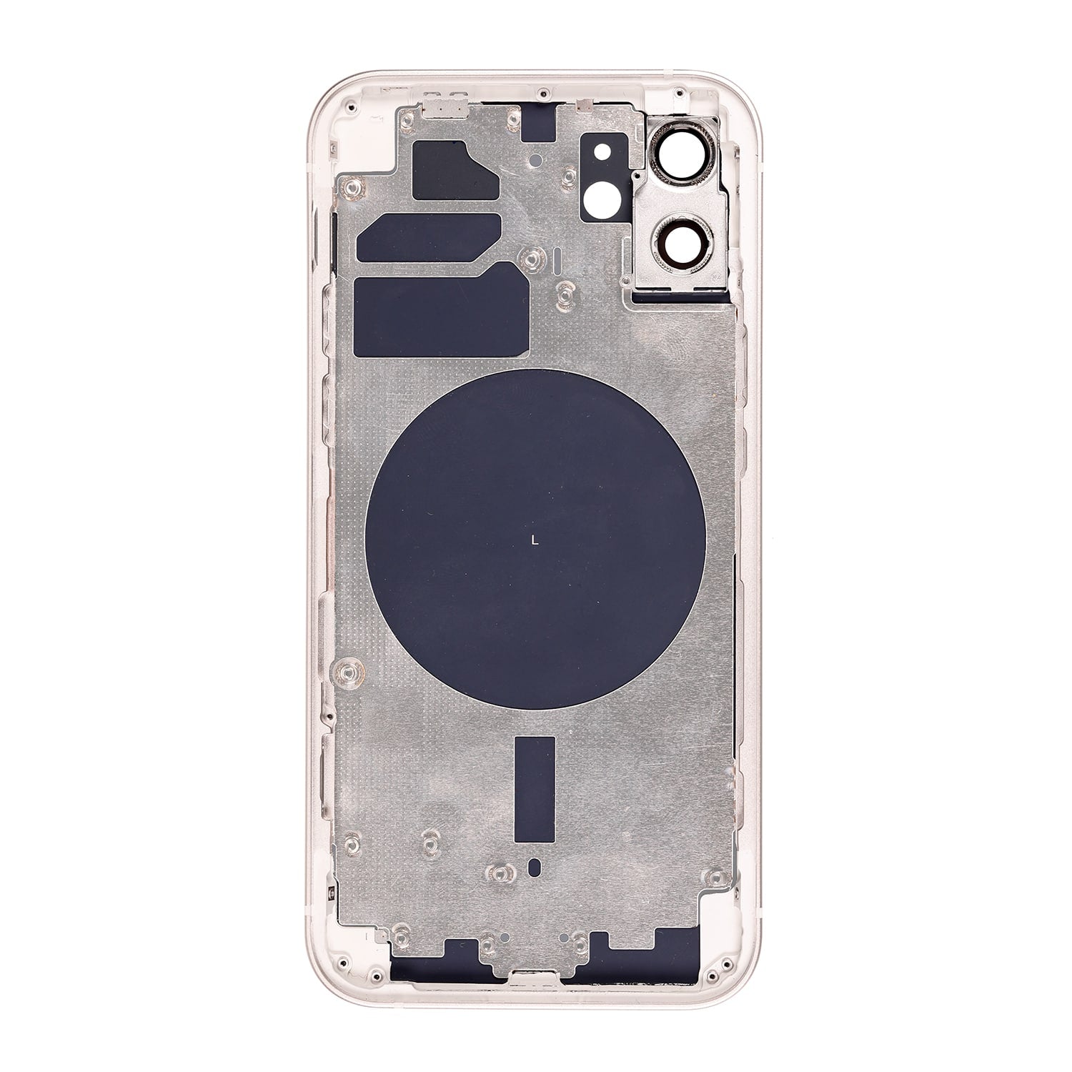 REAR HOUSING WITH FRAME FOR IPHONE 12 - WHITE