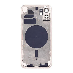REAR HOUSING WITH FRAME FOR IPHONE 12 - WHITE