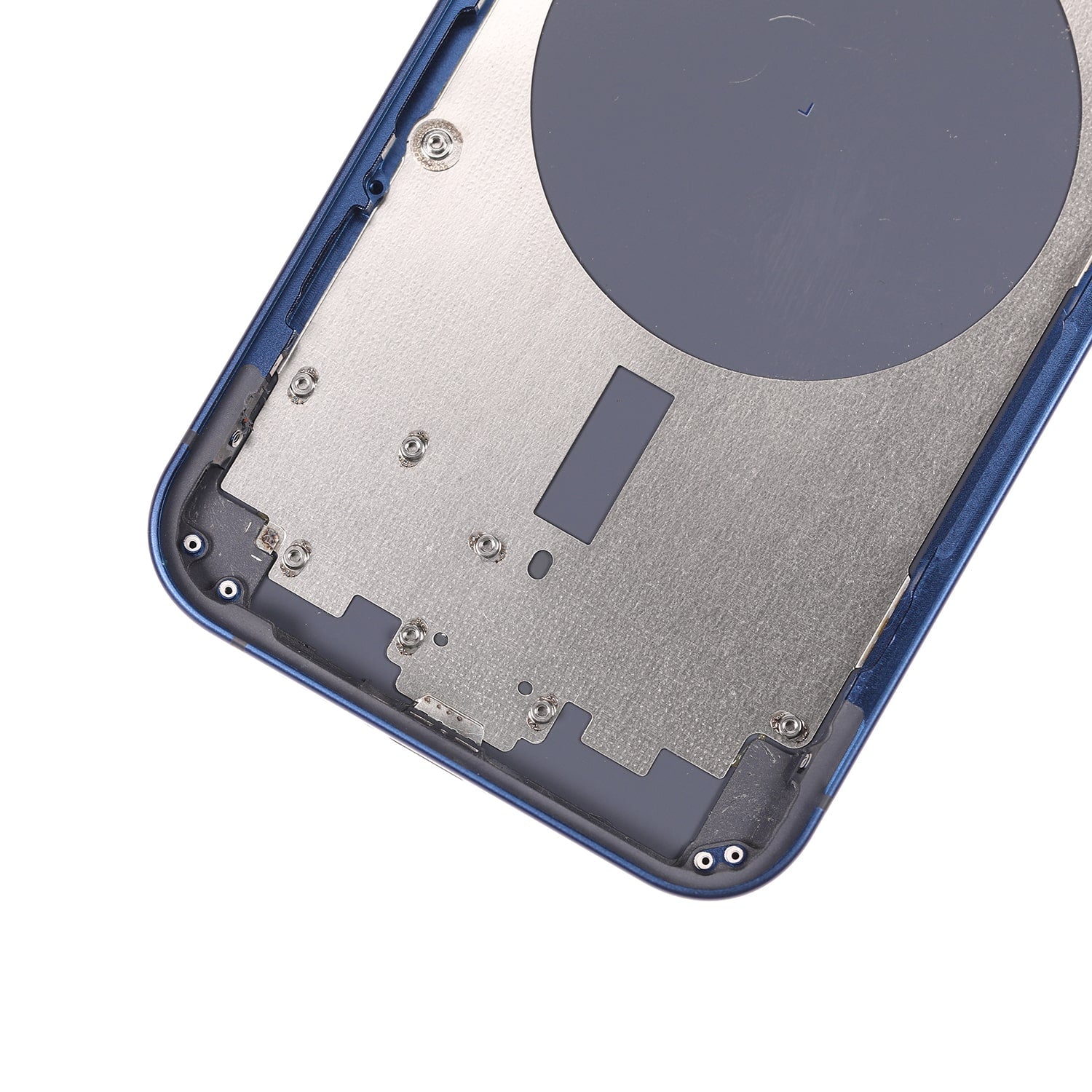 REAR HOUSING WITH FRAME FOR IPHONE 12 - BLUE