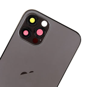 GRAPHITE REAR HOUSING WITH FRAME FOR IPHONE 12 PRO