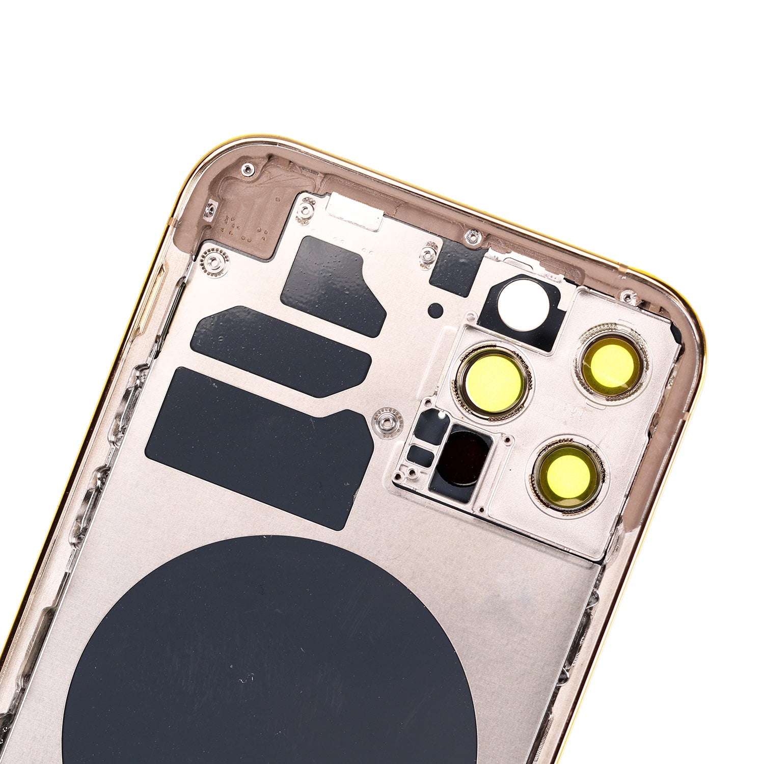 GOLD REAR HOUSING WITH FRAME FOR IPHONE 12 PRO