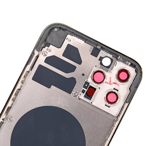 PACIFIC BLUE REAR HOUSING WITH FRAME FOR IPHONE 12 PRO MAX