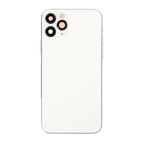 BACK COVER FULL ASSEMBLY - SILVER FOR IPHONE 11 PRO