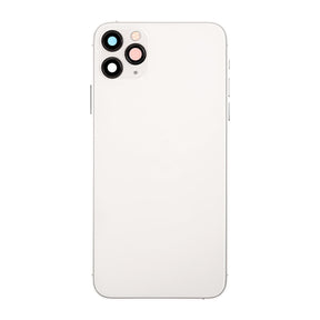 BACK COVER FULL ASSEMBLY - SILVER FOR IPHONE 11 PRO MAX