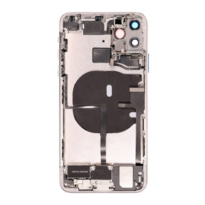 BACK COVER FULL ASSEMBLY - SILVER FOR IPHONE 11 PRO MAX